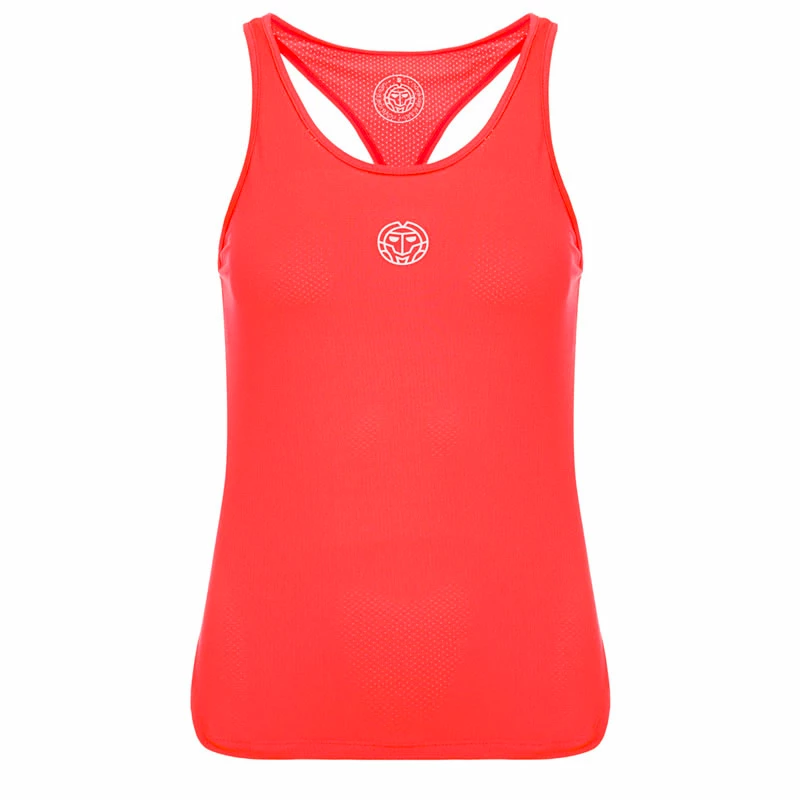 Kinder Tank Top BIDI BADU Rahel Tech Tank Coral Sportega