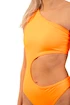 Badehose Nebbia  One Shoulder Asymmetrical Monokini 458 Orange Neon