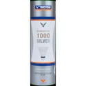 Badmintonbälle Victor  Nylon Shuttle 1000 Silver - White 6 ks