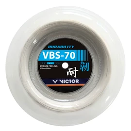 Badmintonsaite Victor VBS-70 White Reel 200 m