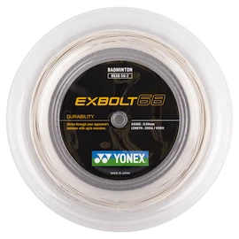 Badmintonsaite Yonex Exbolt 68 White (200 m)