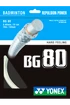 Badmintonsaite Yonex  Micron BG80 White (0.68 mm)