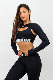 Bolero für Frauen Nebbia True Hero Fitness Longsleeve Bolero black