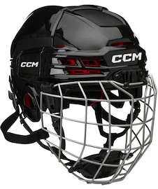 CCM Tacks 70 black Eishockeyhelm Combo Bambini