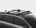 Dachträger Thule Edge Black Audi A6 Allroad 5-T Estate Dachreling 19+