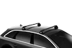 Dachträger Thule Edge Black Audi Q8 e-tron 5-T SUV Normales Dach 23+
