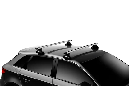 Dachträger Thule mit EVO WingBar Audi A5 Sportback 5-T Hatchback Normales Dach 17+