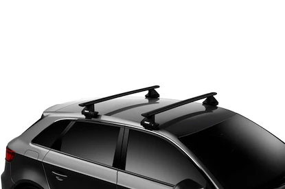 Dachträger Thule mit EVO WingBar Black Audi A3 Sportback (8P) 5-T Hatchback Normales Dach 04-12