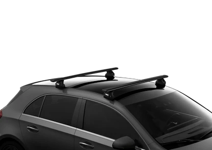 Dachträger Thule mit EVO WingBar Black BMW 5-Series Gran Turismo 5-T Hatchback Befestigungspunkte 09-17