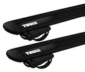 Dachträger Thule mit EVO WingBar Black Citroën C3 Aircross 5-T SUV Dachreling 18-24