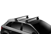 Dachträger Thule mit EVO WingBar Black Ford Mustang Mach-E 5-T SUV Normales Dach 21+