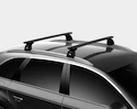 Dachträger Thule mit EVO WingBar Black Opel Astra 5-T Hatchback Befestigungspunkte 00-03