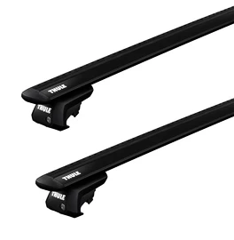 Dachträger Thule mit EVO WingBar Black Subaru Tribeca 5-T SUV Dachreling 08-24