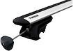 Dachträger Thule mit EVO WingBar Chevrolet Captiva 5-T SUV Dachreling 06+