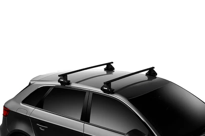 Dachträger Thule mit SquareBar Audi A3 (8P) 3-T Hatchback Normales Dach 03-12