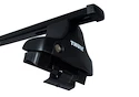 Dachträger Thule mit SquareBar Daihatsu Sirion 5-T Hatchback Normales Dach 06-11