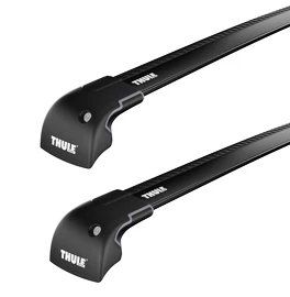 Dachträger Thule WingBar Edge Black Jaguar XF Sportbrake 5-T Estate Bündige Schienen 12-16