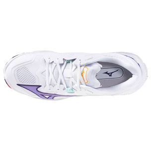 Damen Hallenschuhe Mizuno  Wave Lightning Z8 W White/Violet Indigo