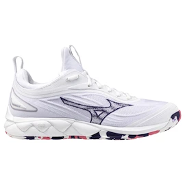 Damen Hallenschuhe Mizuno Wave LUMINOUS 3 W White/Violet Indigo