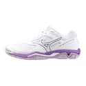 Damen Hallenschuhe Mizuno  Wave Phantom 3 White/Patrician Purple/Quince