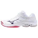 Damen Hallenschuhe Mizuno  Wave VOLTAGE 2 W White/Violet Indigo