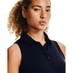 Damen Hemd Under Armour  Zinger Sleeveless Polo Dark Blue