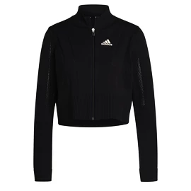 Damen Hoodie adidas Tennis Primeknit Jacket Primeblue Aeroready Black