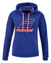 Damen Hoodie Babolat  Exercise Hood Sweat Estate Blue M