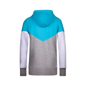 Damen Hoodie BIDI BADU  Flavia Lifestyle Hoody Aqua/Grey White S