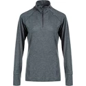 Damen Hoodie Endurance  Core X1 Elite Melange Midlayer Black Melange