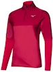 Damen Hoodie Mizuno  Hybrid LS HZ /Rose Red XS