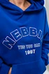 Damen Hoodie Nebbia  Branded Oversized Hoodie blue