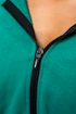 Damen Hoodie Nebbia  Cropped Zip-Up Hoodie green