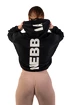 Damen Hoodie Nebbia  Loose Fit Crop Hoodie black