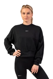 Damen Hoodie Nebbia Loose Fit Sweatshirt "Feeling Good" 420 black