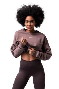 Damen Hoodie Nebbia  Loose Fit Sweatshirt "Feeling Good" 420 brown