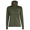 Damen Hoodie Salewa  Agner Hybrid PL/DST W FZ Hdy Dark Olive Melange