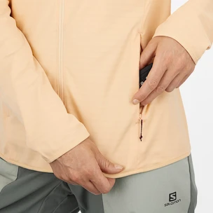 Damen Hoodie Salomon  Outrack Full Zip Mid Apricot Ice M