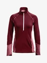 Damen Hoodie Under Armour  ColdGear 1/2 Zip-RED