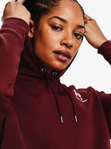 Damen Hoodie Under Armour  Essential Fleece Hoodie-RED XS