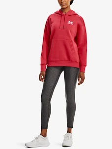 Damen Hoodie Under Armour  Essential Fleece Hoodie-RED