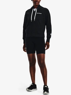 Damen Hoodie Under Armour  Essential Script FZ-BLK