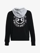 Damen Hoodie Under Armour  Rival Fleece CB Hoodie-BLK