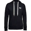 Damen Hoodie Under Armour  Rival Fleece FZ Hoodie black M