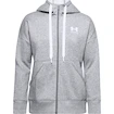 Damen Hoodie Under Armour Rival Fleece FZ Hoodie grau, MD