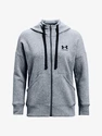 Damen Hoodie Under Armour  Rival Fleece FZ Hoodie-GRY