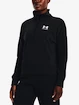 Damen Hoodie Under Armour  Rival Fleece HZ-BLK