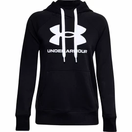 Damen Hoodie Under Armour Rival Fleece Logo Hoodie Black