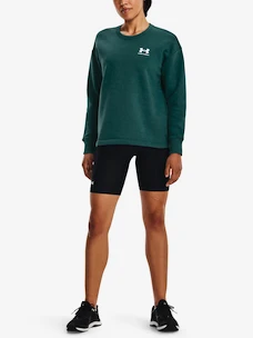 Damen Hoodie Under Armour  Rival Fleece Oversize Crew-GRN XS