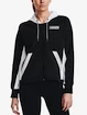 Damen Hoodie Under Armour  Rival + FZ Hoodie-BLK